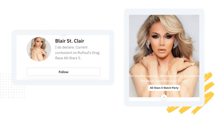 Bio link Blair St.Clair