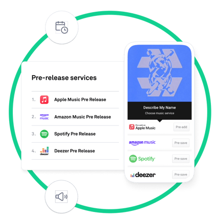 Pre save campaigns CTA